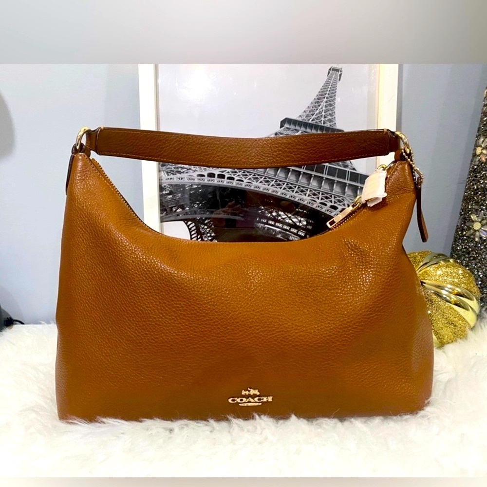 Coach Brown Hobo Bag - excellent condition grained leather
